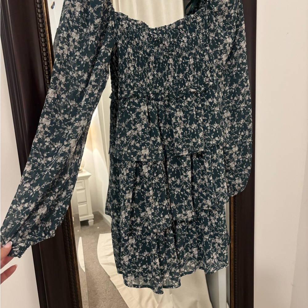 Floral Long Sleeve Dress